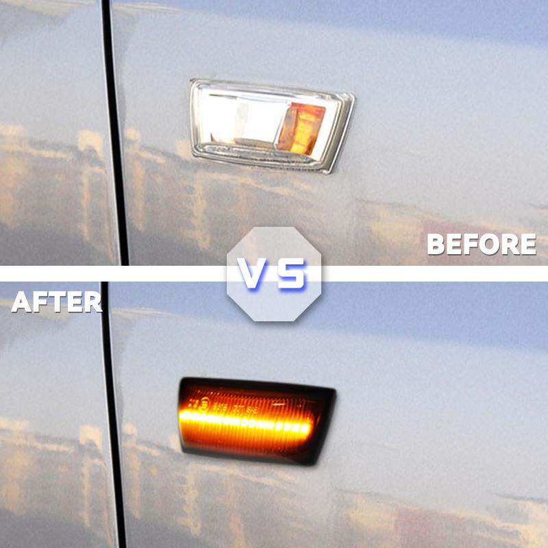 For Opel Insignia Astra H Corsa D Zafira B For Chevrolet Cruze Led Dynamic Side Marker Turn Signal Light Sequential Blinker Lamp