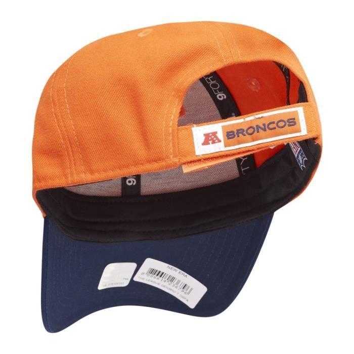 Casquette 9FORTY - New Era - NFL Denver Broncos - Orange - 100% Polyester - Mixte