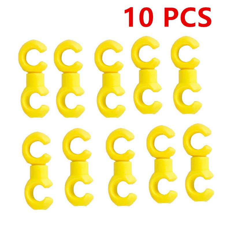 10PCS Bicycle MTB Brake Cable Clips S Shaped Bicycle Brake Lines Hose Hook Clips Holder Guide Hose Buckle Clip For Cycling Tool