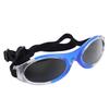 Dog Sunglasses UV Protection Dog Goggles Eye Wear Protection with Adjustable Strap for Small DogBlue Gray