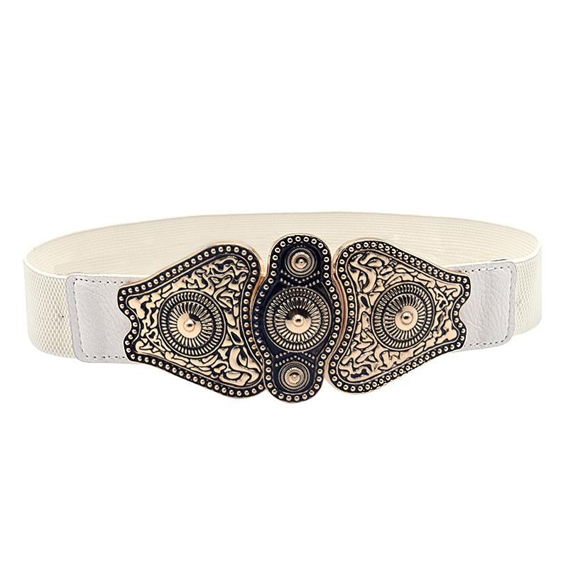 Fashion Pu Leather Wide Waist Belt For Dresses And Coats With Hook Closure For Stylish Outfits