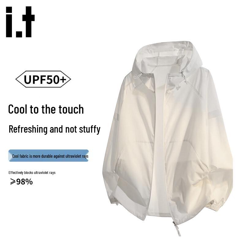 CHOCOOLATEit Men's Ice Silk UV Protection Hooded Jacket