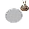 Multipurpose Large Round Plate Shaped Silicone Tray Adds Warmth Portable For Home Gatherings And Coffee Shop Displays