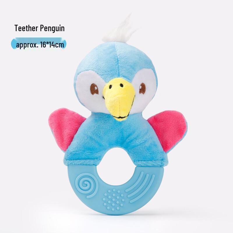 Petlimit Plush Squeaky Penguin Dog Chew Toy