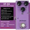Guitar Effects Pedal Electric Multifunctional Reverb Chorus Delay Metal Stompbox