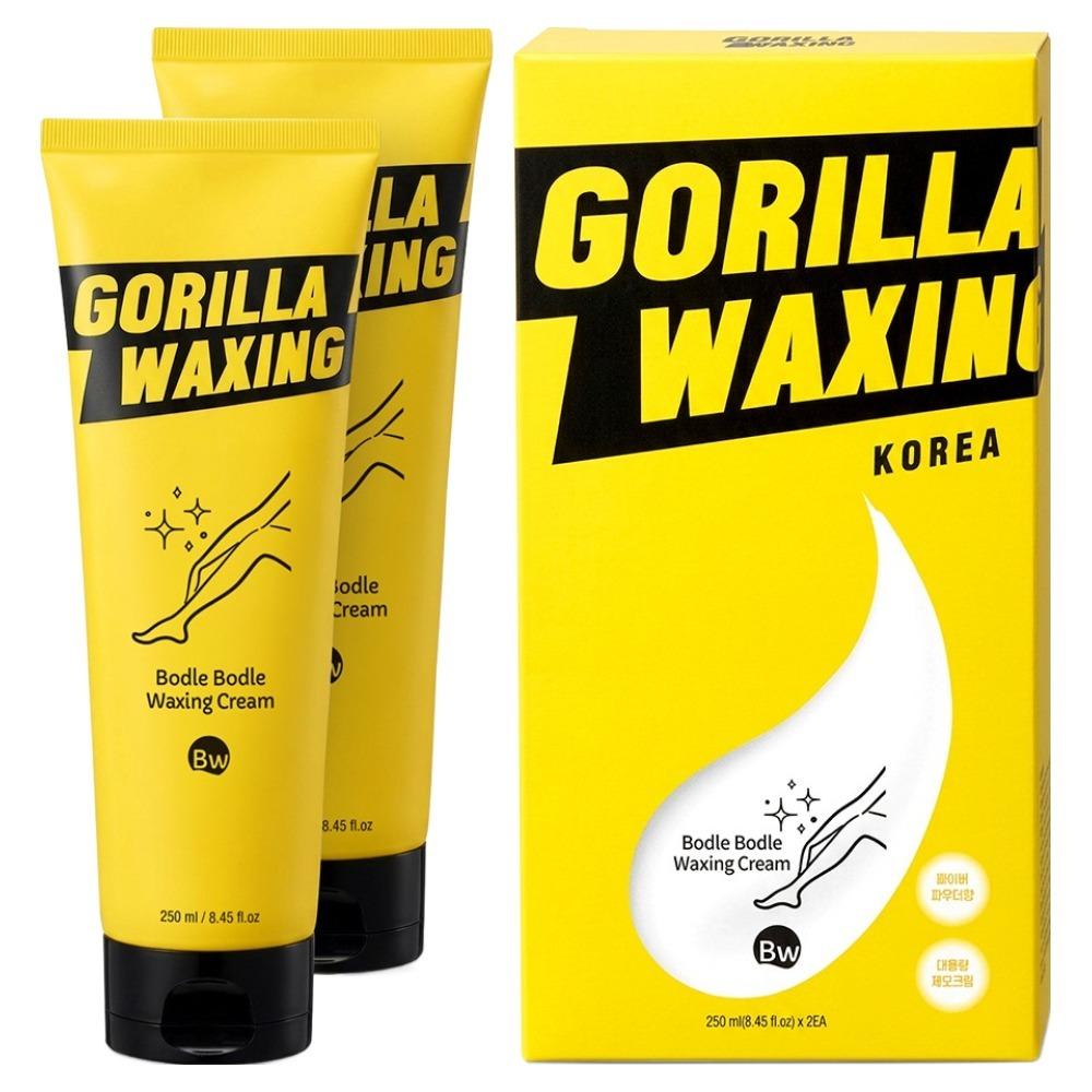 Gorilla Waxing Smooth Hair Removal Cream All Body Areas Depilatory Cream 250ml x 2pcs