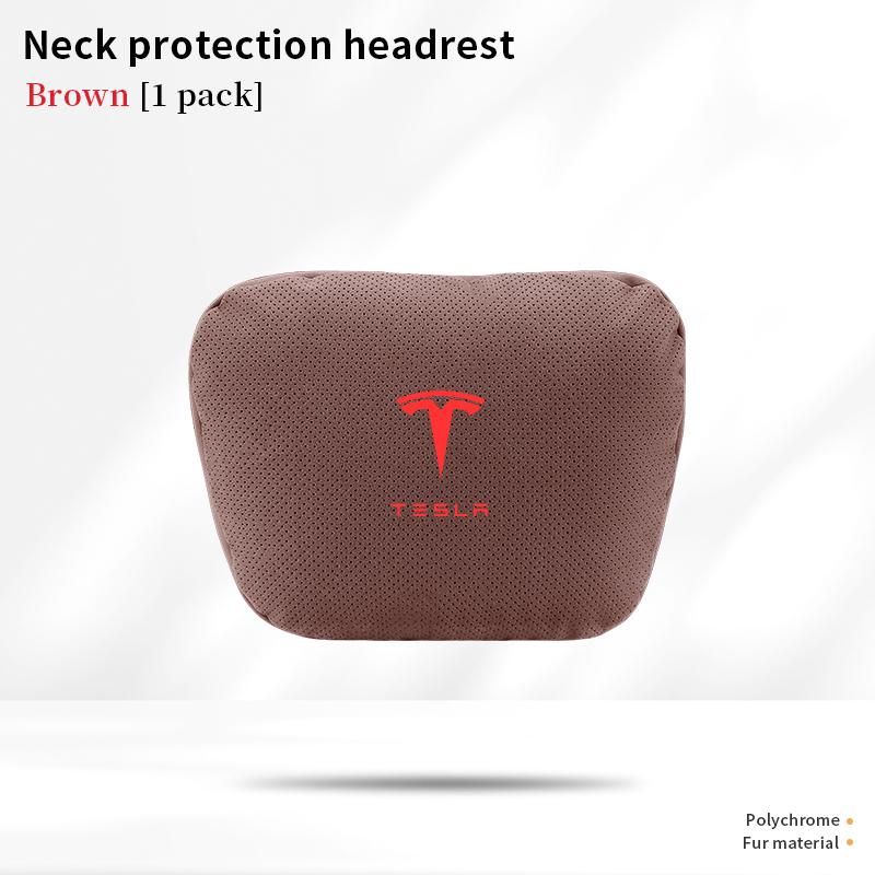For Tesla Model 3 Model Y Model S Model X Car Headrest Neck Support Seat Soft Neck Pillow Automobile Tesla Interior Accessories