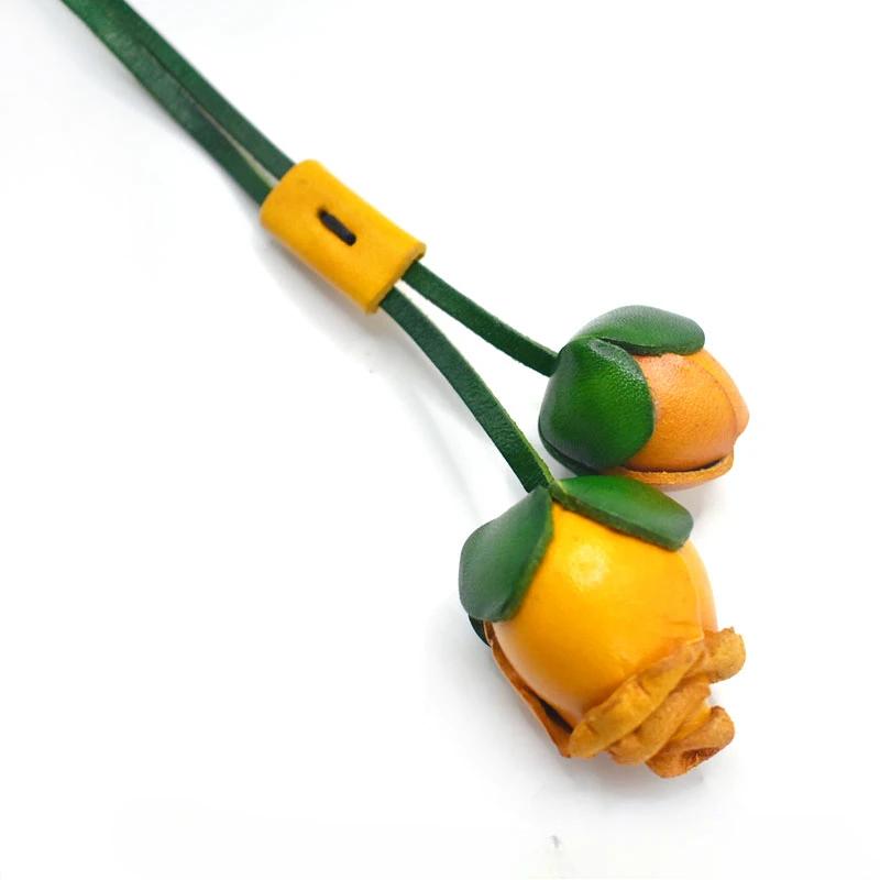 

Брелок для сумок ручной работы из натуральной коровьей кожи в виде розы - элегантные цветочные украшения для сумок, украшения для автомобиля, подарки на день рождения, день святого валентина жёлтый