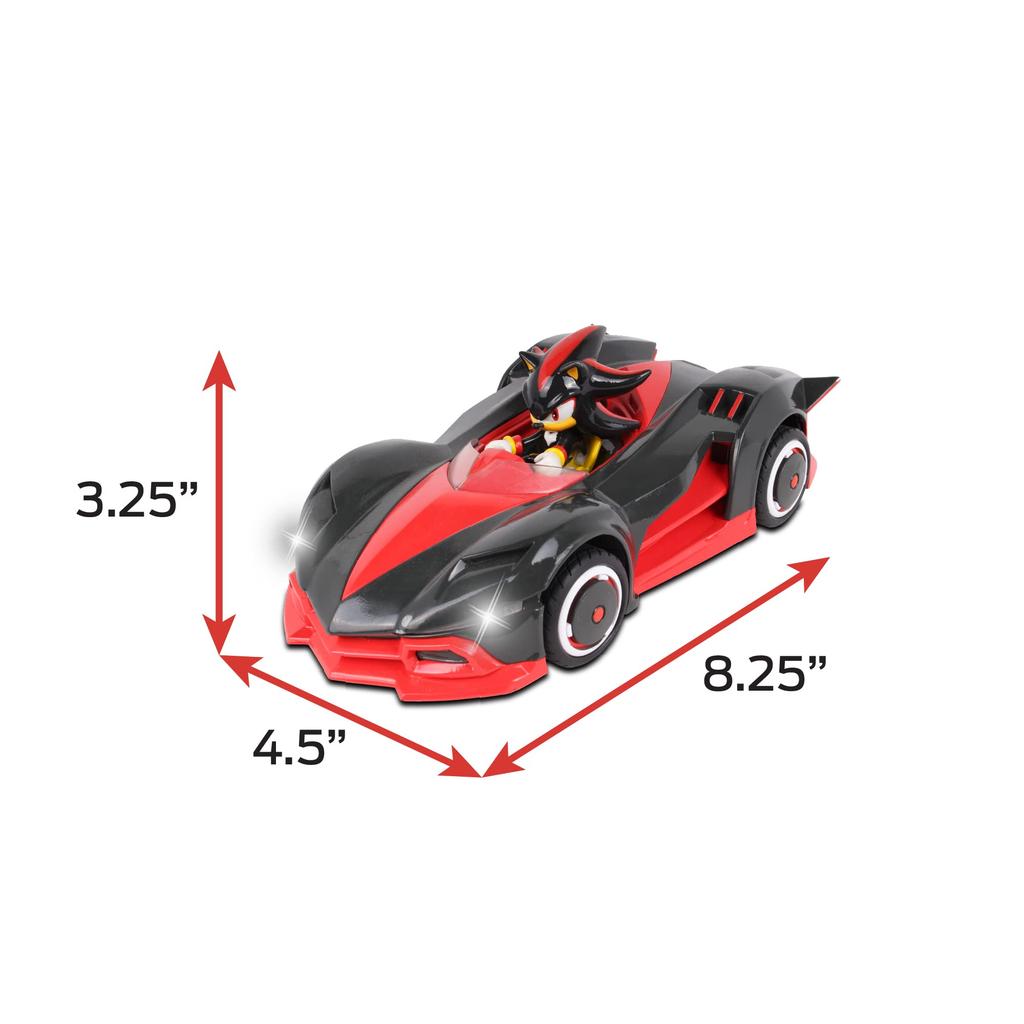 NKOK Team Sonic Racing 2.4GHz RC Toy Car with Turbo Boost - Shadow The Hedgehog 602 Red