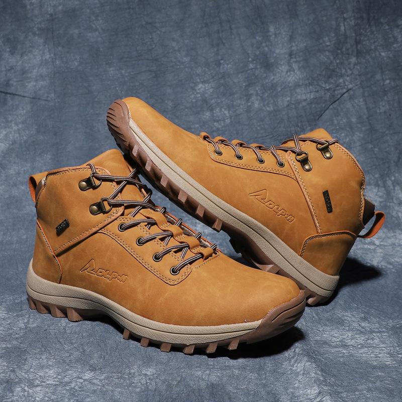 

И альпинистская обувь, мужская водонепроницаемая противоскользящая дышащая уличная походная обувь, мужская высокая уличная альпинистская обувь, мужская рабочая обувь