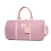 Presbyopia Checkerboard Fabric Large Capacity Trapeze Single Shoulder Fitness Bag Travel Bag Student Bag