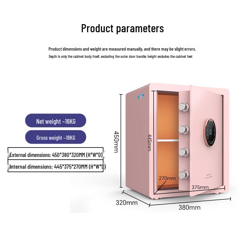 Tiger Home & Office Smart Security Safe with WiFi