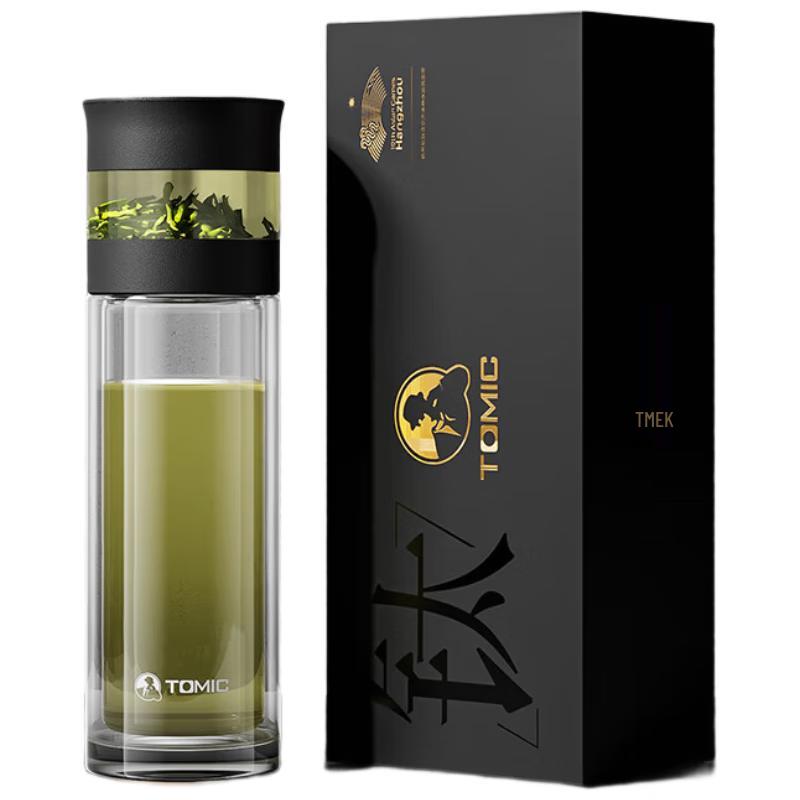 Temuka Gradient Glass Tea Separation Water Bottle