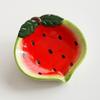 Cute Soap Storage Box Strawberry Soap Tray Decorative Desktop Ornament Ceramic Soap Box  Girls Gift