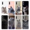 British Shorthair Cat Phone Case For Xiaomi Redmi Note 10 11 12 13 14 15 Pro Plus 11S 12S 14S 11T 11E 10S Soft TPU Back Cover Re