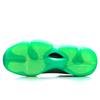 Li Ning Wade Fission 3 Patchwork Lightweight Anti Slip Mid top Basketball Shoes Men's Neon Green ABAM025-1