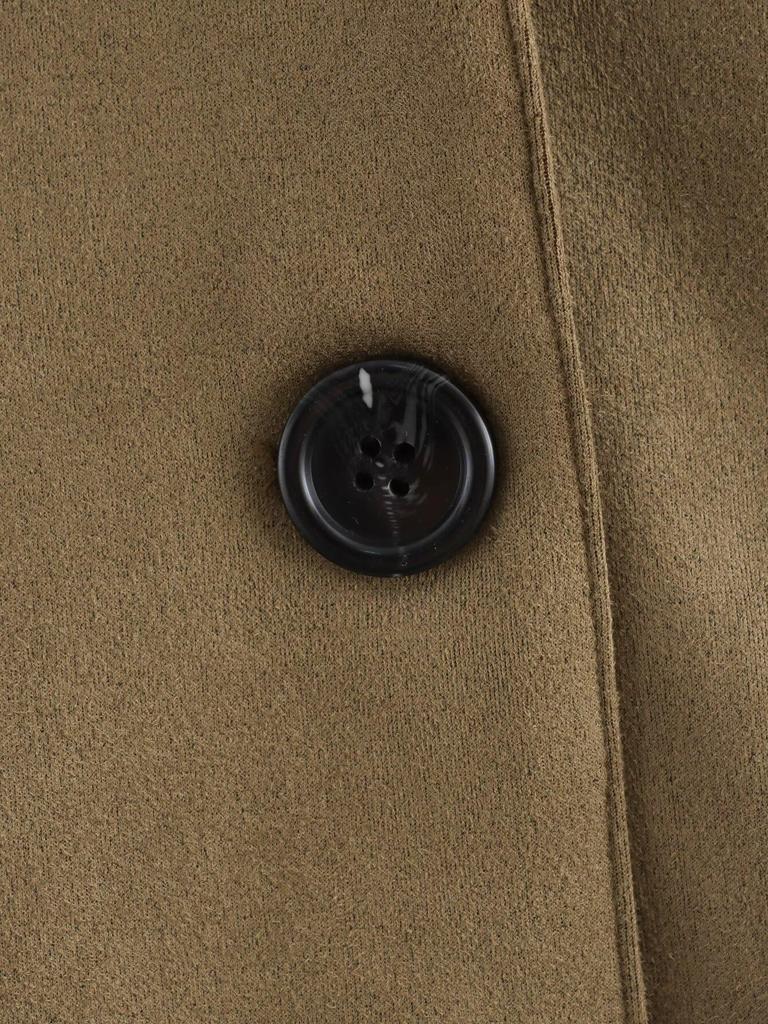 Women's Suede Pocket Jacket with Turn-Down Collar - 2024 Autumn Casual European & American Style