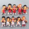 5pcs/set Anime SLAM DUNK Cute Model Fridge Magnet Toy Sakuragi Hanamichi Rukawa Kaede Creative Refrigerator Magnets Gifts