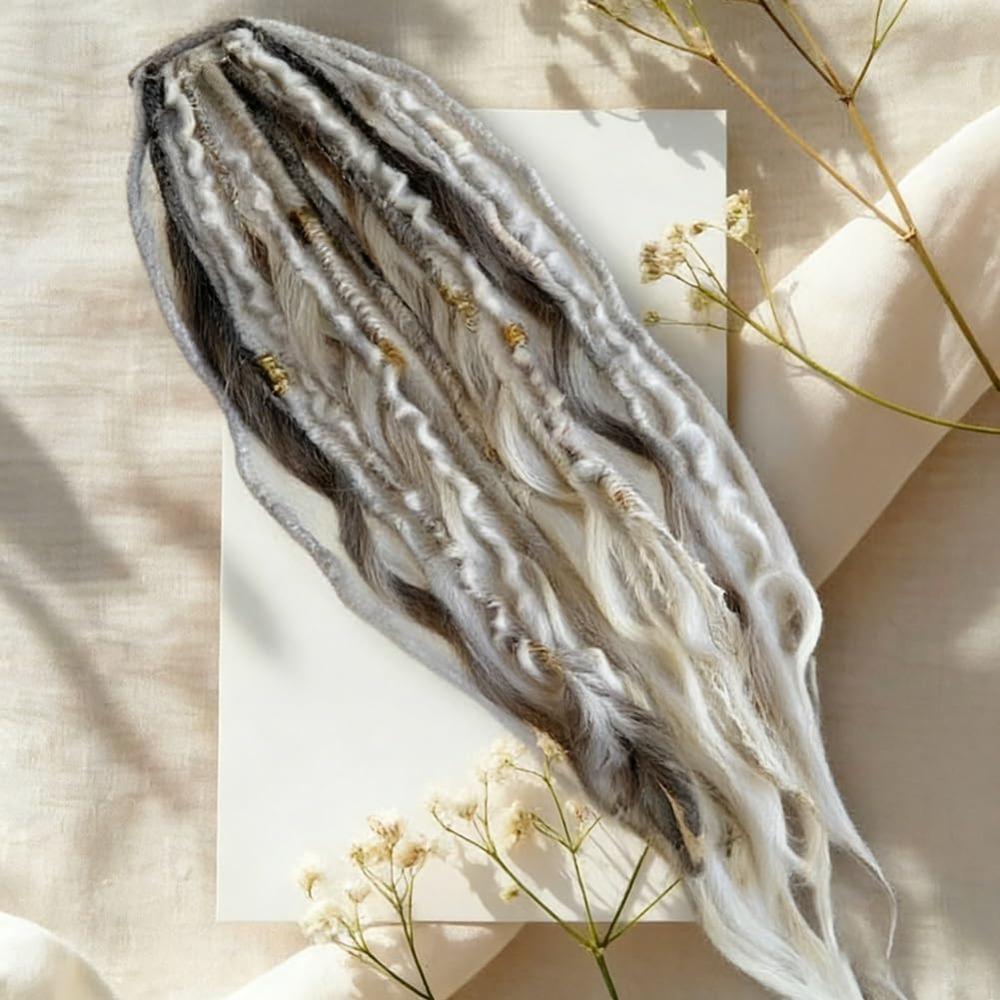 New Elastic Dread Ponytail Boho with Hair Tie Braided Ponytail Extension DIY Hair Accessories