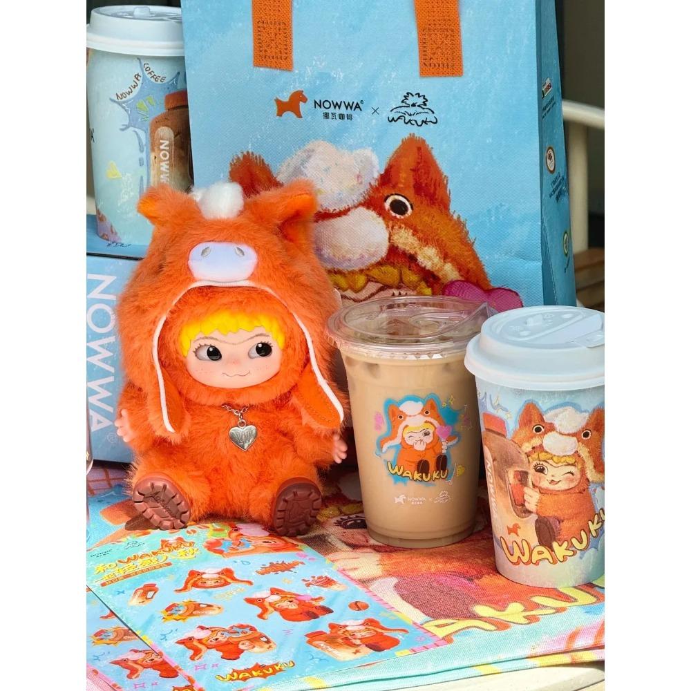 Nieuwe Originele Wakuku Hangkaart Kawaii Knuffel Liefje Konijn Engel Panda Draak Stijl Tas Hanger Decor Meisjes Kinderen Cadeau