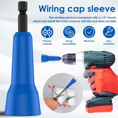 Electric Wire Swivel Winding Connector Wire Twister Tool Professional Electrician Accessories for Drill Drives Parallelizer