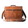 Genuine Vintage Brown Leather Messenger Bag Shoulder Laptop Bag Briefcase