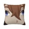 Childe Genshin Impact Genshin Impact Cursed Childe Square Pillowcase Pillow Cover Cushion Comfort Throw Pillow for Home Bedroom