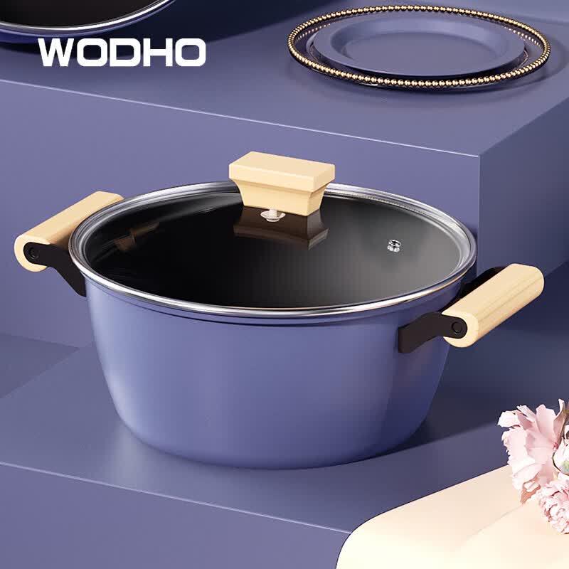 WODHO Elegant Two-Piece Titanium Cookware Set