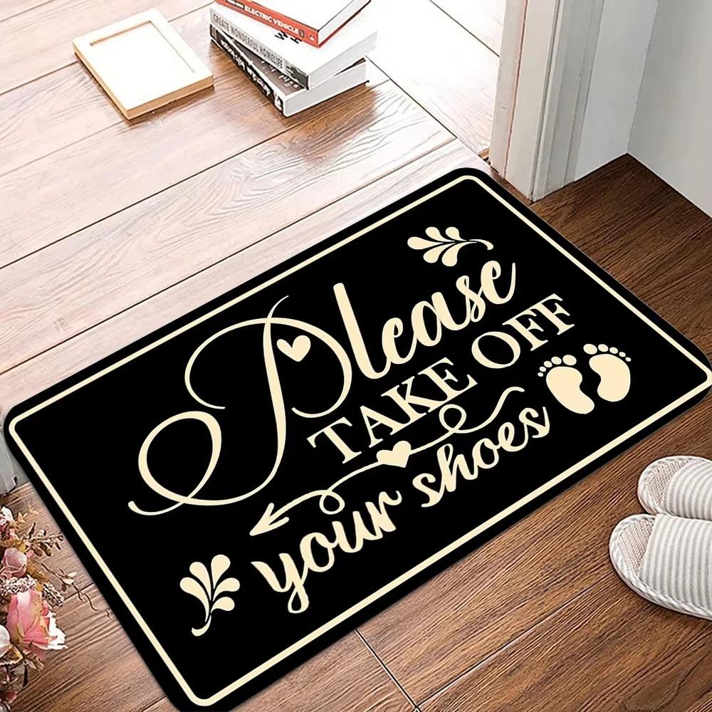 Schwarze Türkopf Schmutzabweisende Fußmatte Lustige Willkommensmatte, Außenteppich, Wohnzimmerteppich, Schlafzimmer Dekorative Maschinenwaschbare Matte