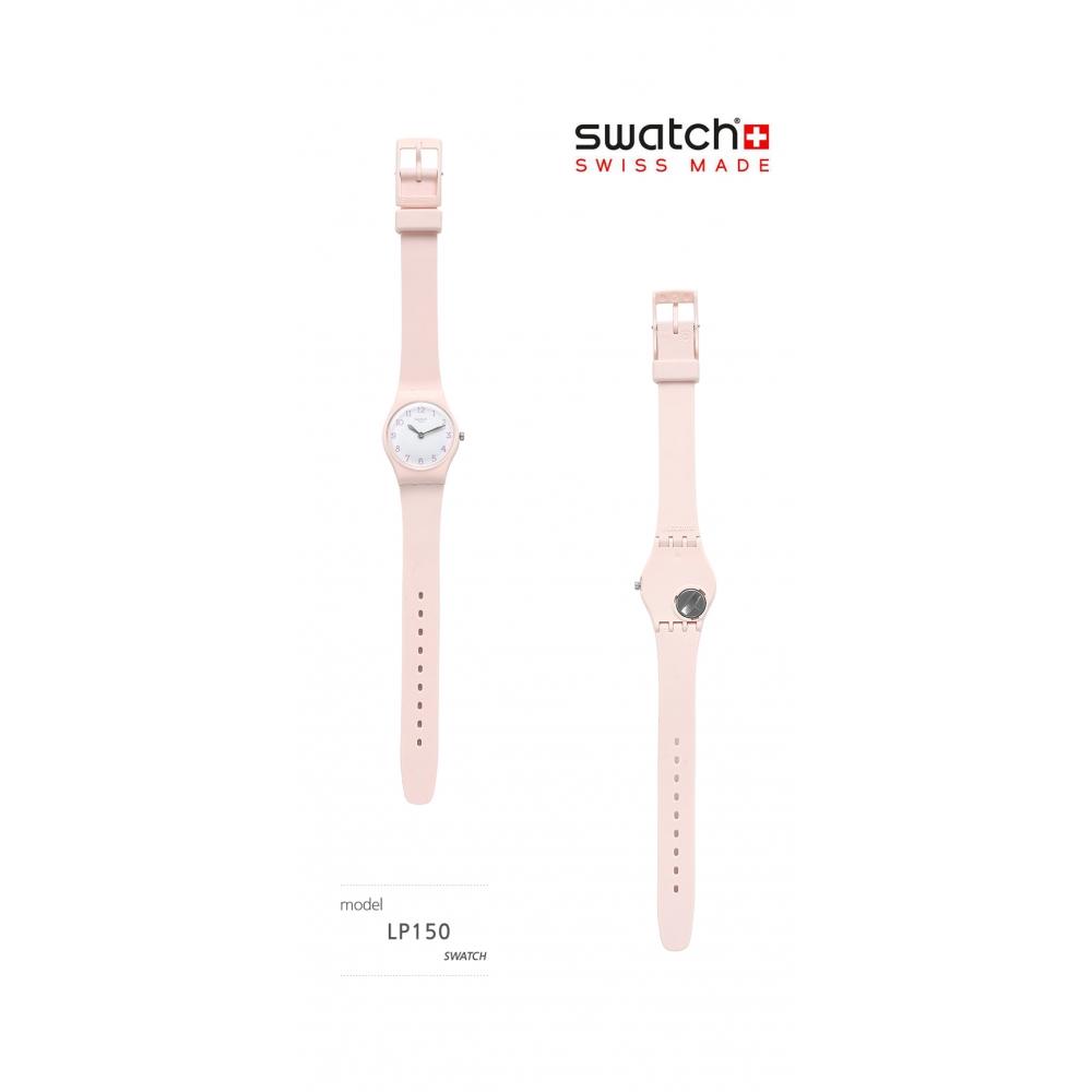 Swatch Lp150 Time To SWatch Pinkbelle Women S Pu Watch