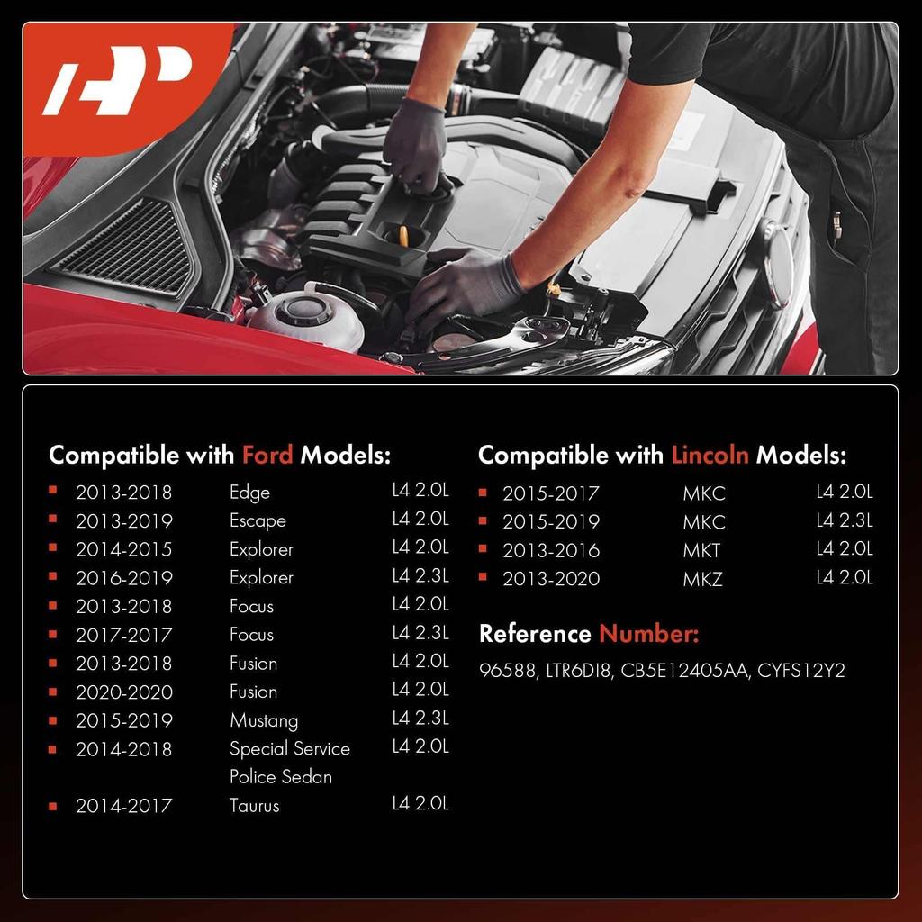 A-Premium Iridium Spark Plugs Ford Explorer 2014-2019 Escape 2013-2019 Fusion Focus 2013-2018 Edge Mustang