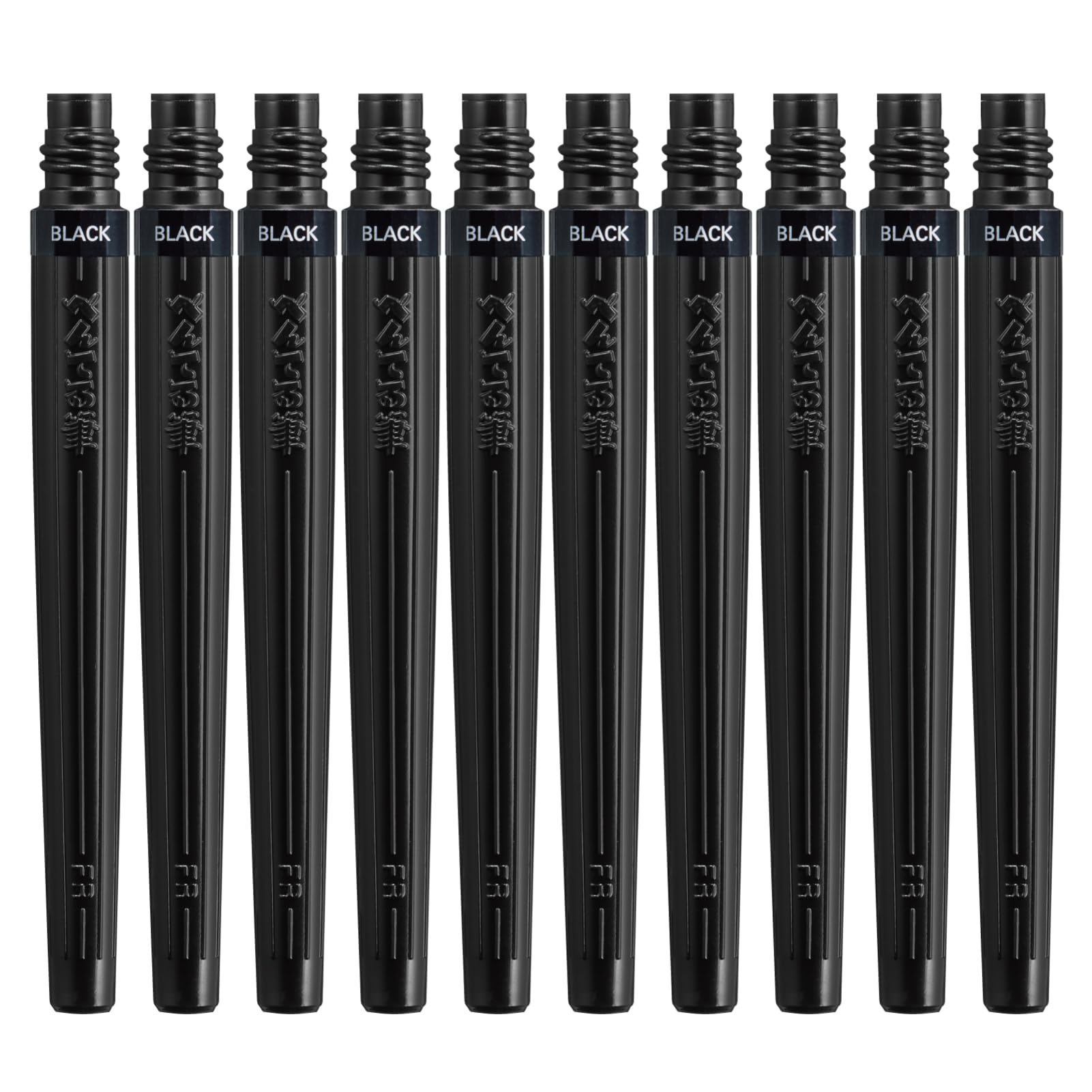 

Pentel Brush Pen Cartridge Art Brush Set of 10 Black XFR-101 чорний
