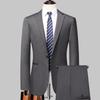 Neuer Anzug Anzug Ein-Knopf Professionelles Kleid Business Casual Anzug Zweiteiliges Hochzeitsbankettkleid