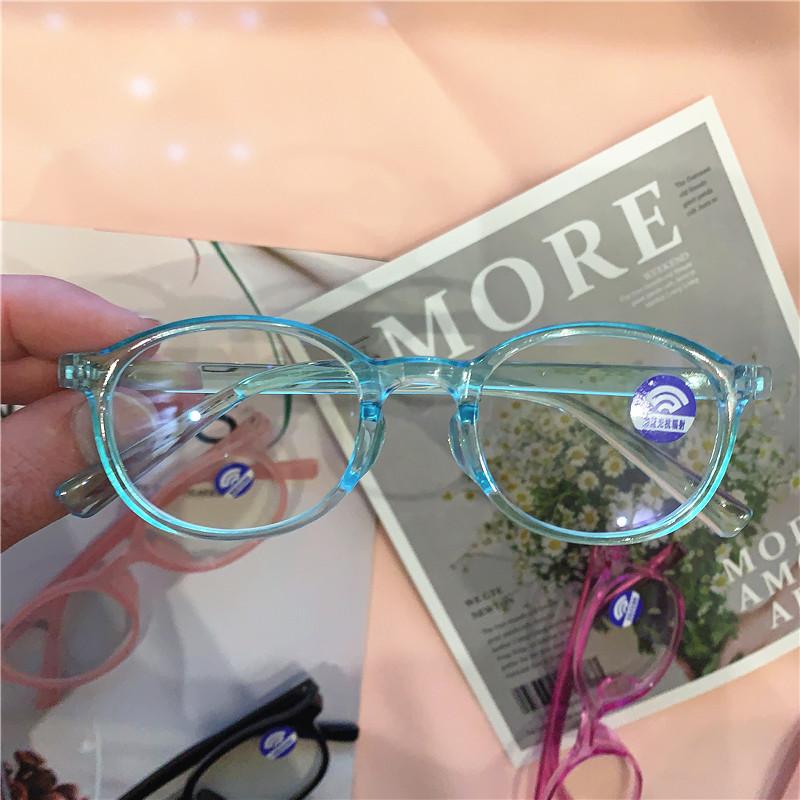 

JYL TS Semi-rimless Blue Light Glasses Myopia Available 1225Sun0644 A-4622 phthalo синій колір