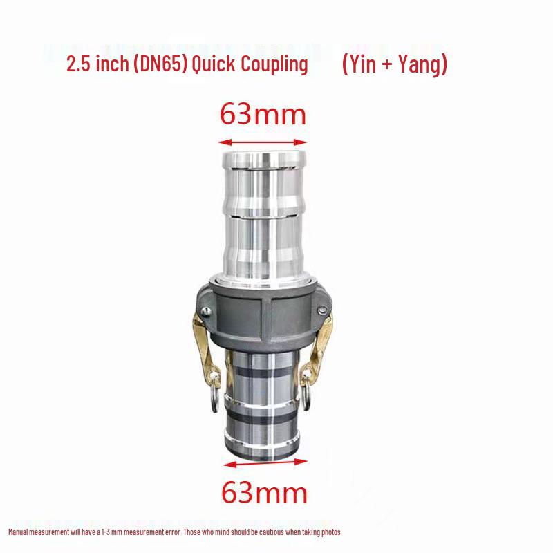 Aluminum Alloy Type C Male & Female Quick Coupler Hose Fittings with Reducing Lever