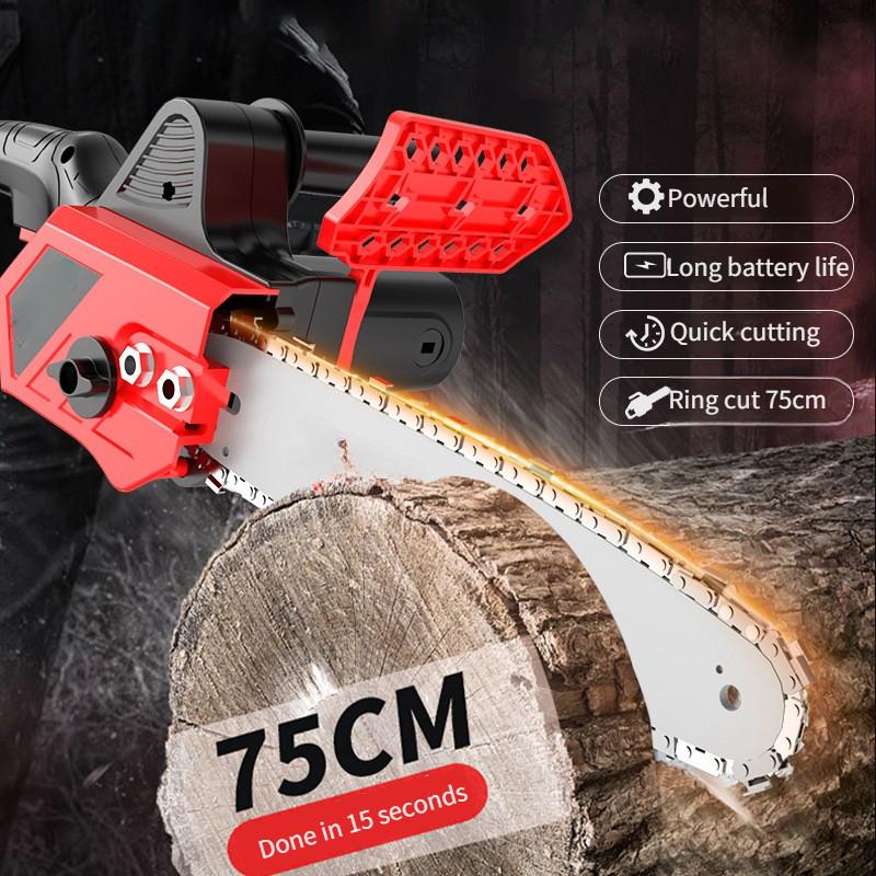 12 Inch/16 Inch High Power Electric Saw Household Multifunctional Electric Chain Saw Cutting and Logging Power Tool