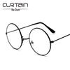 2016 Retro Korean-Style Round Metal Eyeglass Frame with Plain Lenses