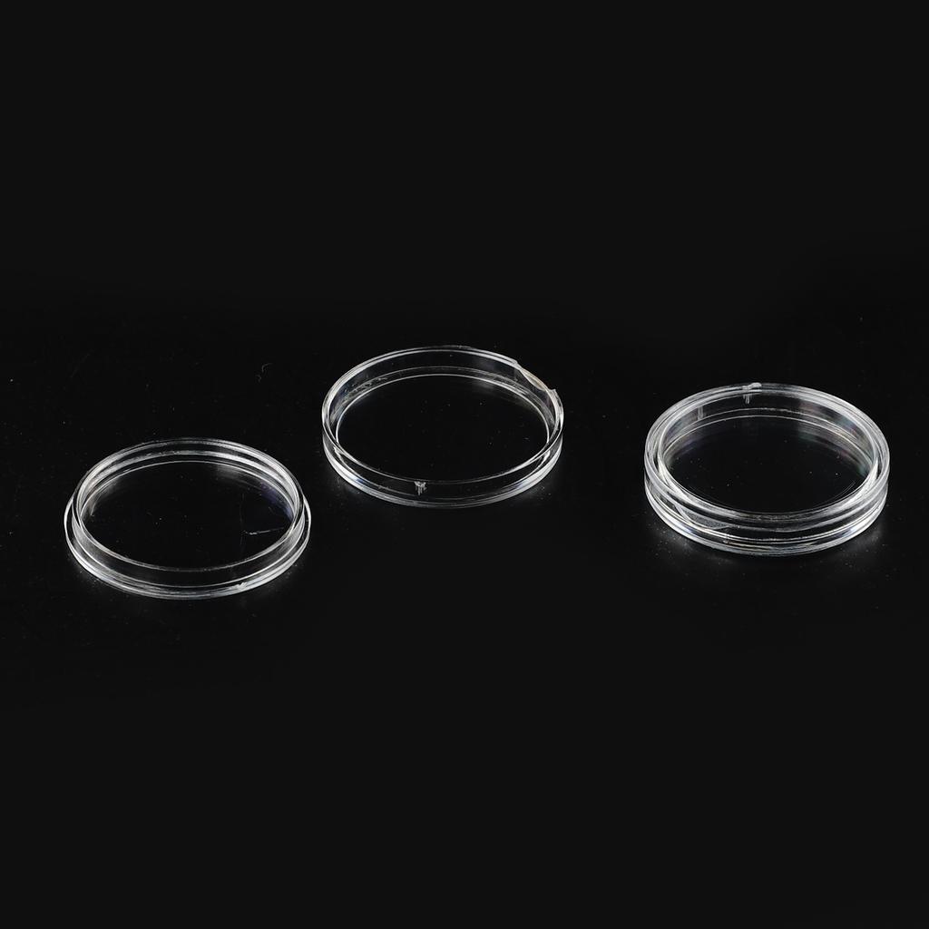 100pcs 26mm Empty Plastic Jar Pots Transparent Sample Bottles Eyeshadow Cream Lip Balm Container Portable Makeup Jar