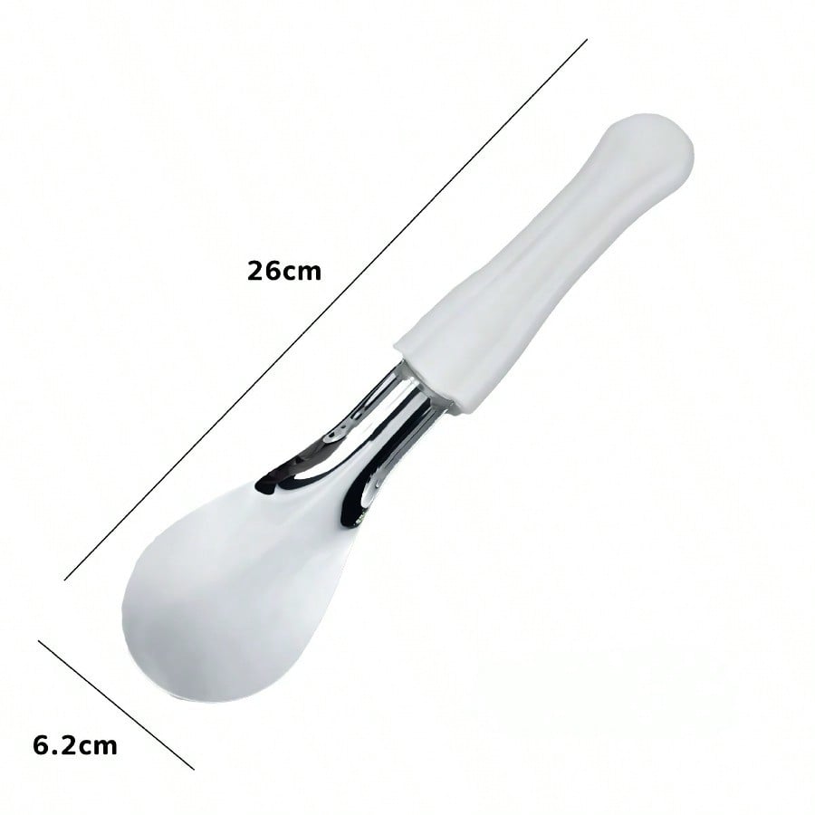 Stainless steel ice cream shovel ice shovel, handmade rose shaped shovel, ice cream dessert ball digger