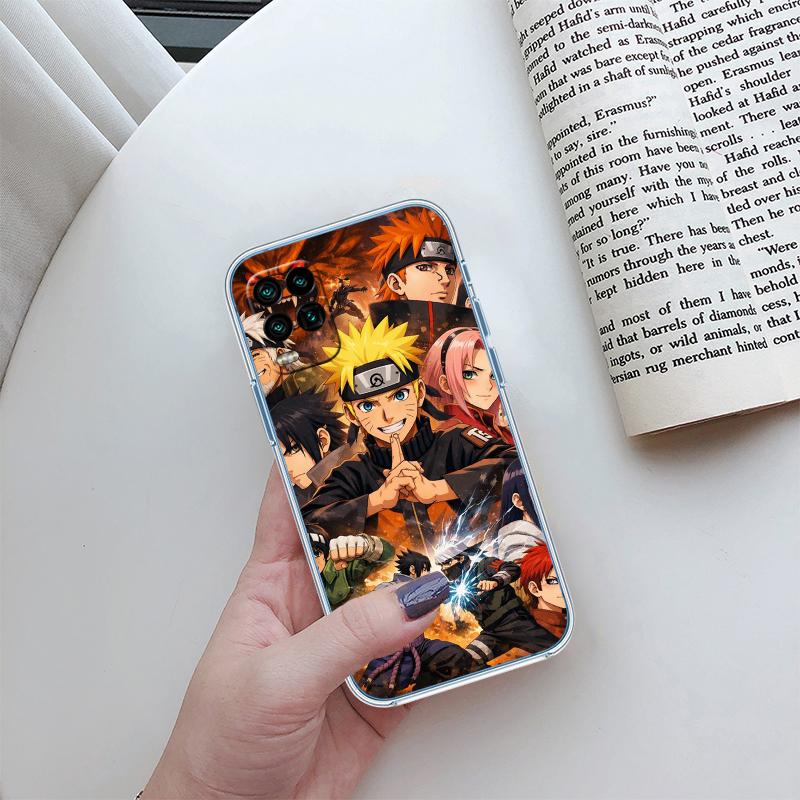Naruto Akatsuki Transparente Handyhülle für Motorola Moto G40 G04 G05 One Ace Action Fusion + Plus Hyper Makro-Sicht Zoom