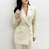 Style Latte Women Tailored Double Jacket Pastel
