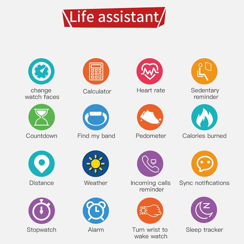 Смарт-часы 8 цветов Bluetooth-вызов Смарт-часы Мужчины Женщины Спортивный режим Монитор — фото 7