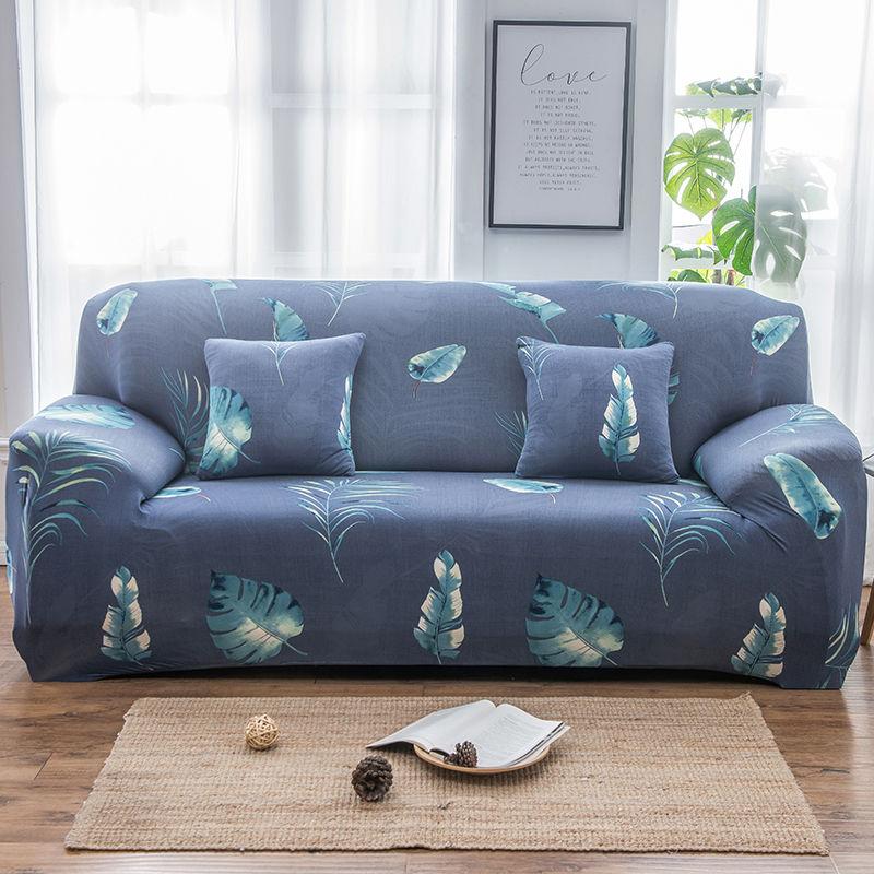 Capa de sofá de 1/2/3/4 L Seater Slipcovers Stretch Sofá Caso Impresso