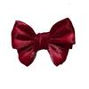 Celebrity Style Bowknot Hairpin - Elegant Hair Clip with Ball Head Design for Women