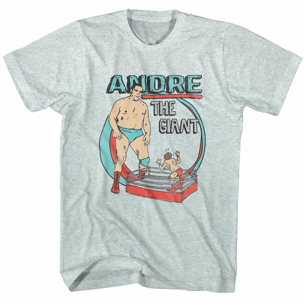Andre The Giant He Big Gray T-Shirt Mens Womens Tees Top S