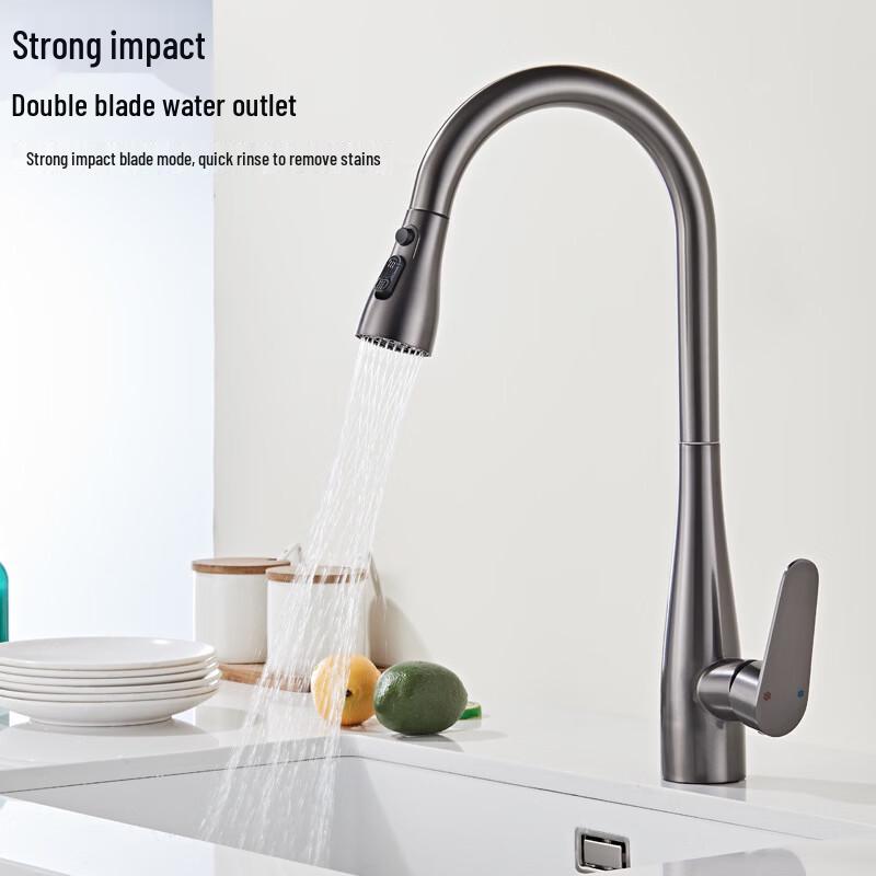 Handun Pull-Out Swivel Kitchen Faucet