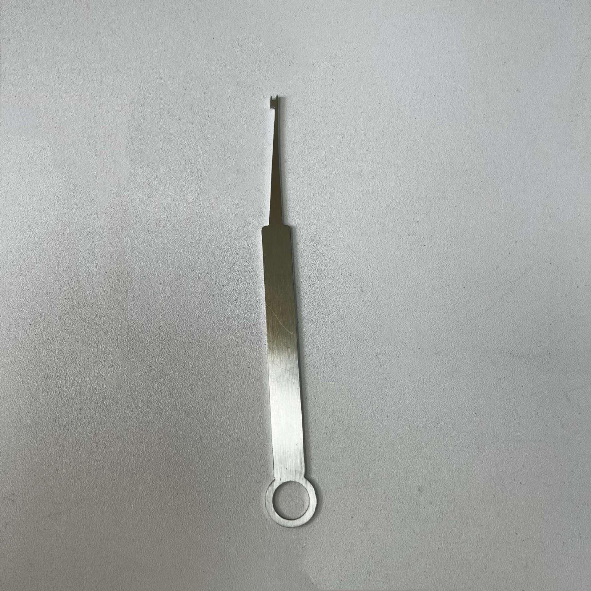 Saxophone, Flute, Clarinet & Bassoon Repair Tools: Spring Hooks & Pad Adjusters Silver Spring Hook x1