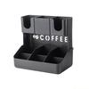 QX2E Modern Plastic Cup Holder For Water Dispenser And Bar With Wall Mount Design