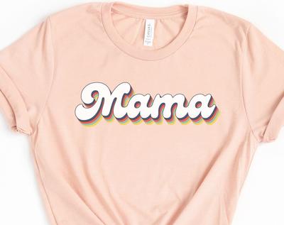 Retro Mama Shirt, Mom-life Shirt, Retro Mommy Shirt, Shirt for Moms, Mothers Day Gift, Trendy Mom T-Shirts, Cool Mom Shirts, Shirts for Moms