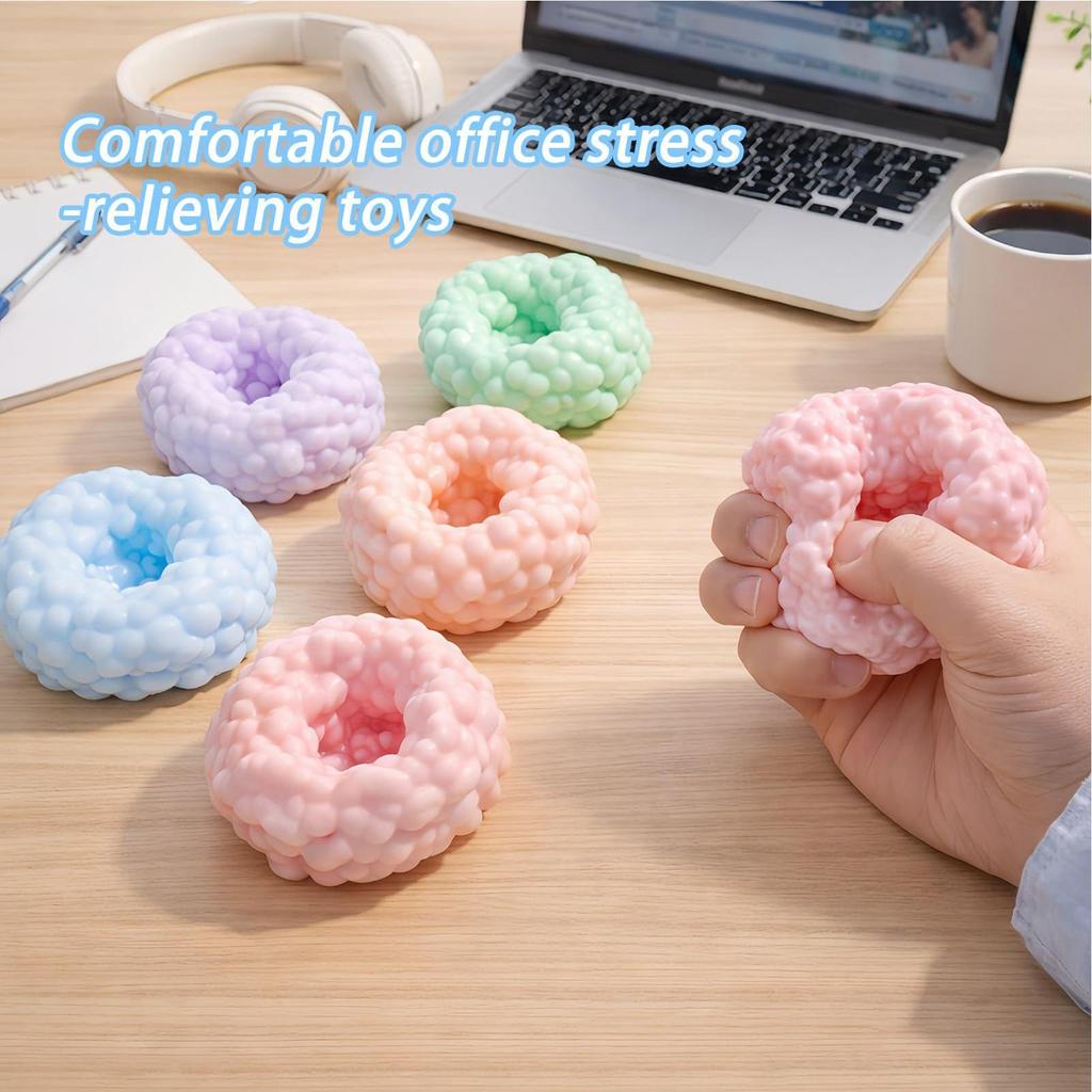 Crunchy Stress Ball Small Squeeze Toys Stress Relief Ball For Teens Adults Students Travelers Studying Working Travel Home
